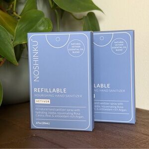 [NWT] Noshinku Vetiver Refillable Hand Sanitizer Pocket Spray (x2)